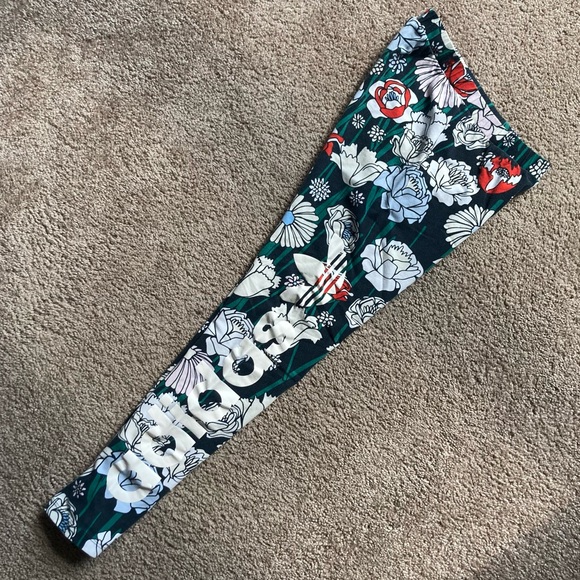 adidas floral leggings - Picture 2 of 10